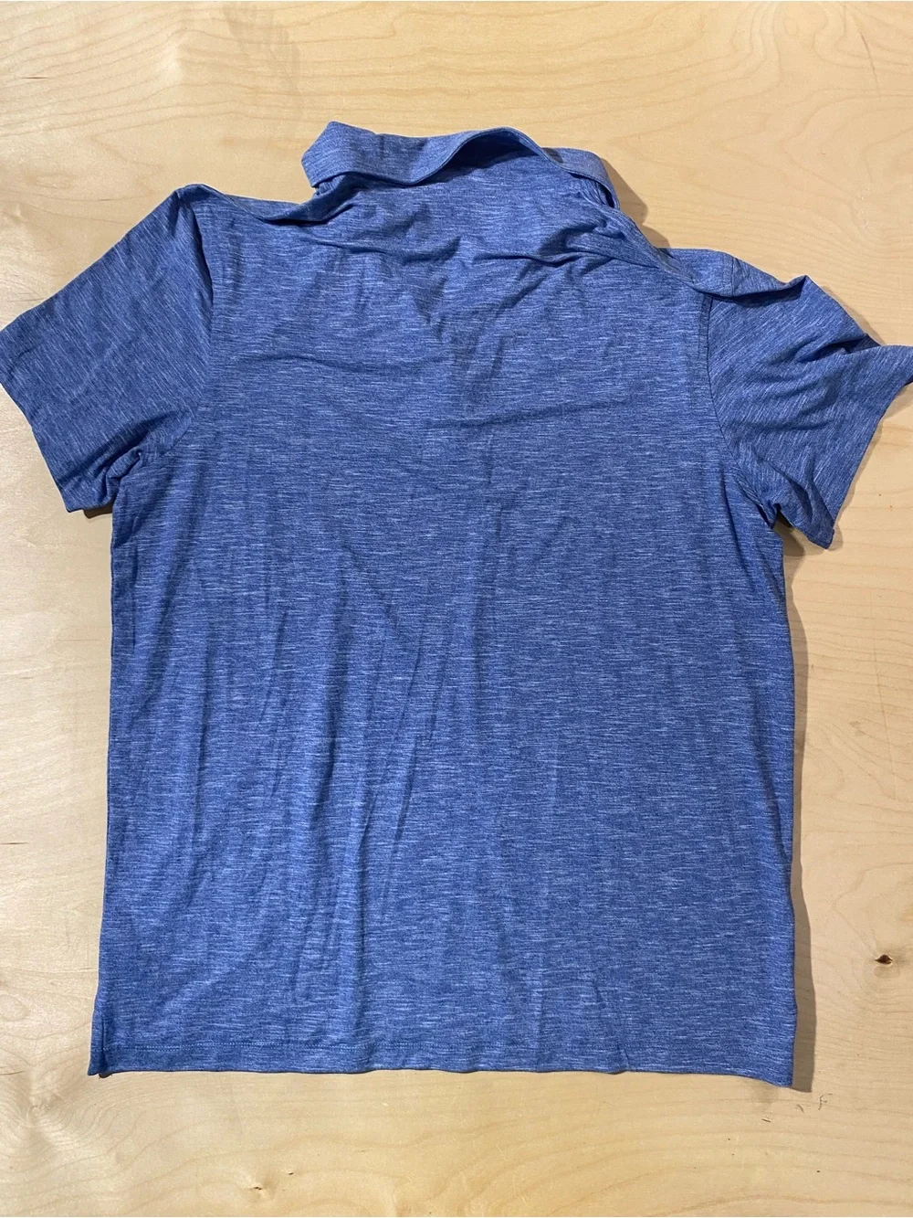 J. Crew Heathered Blue Polo XL (RW)